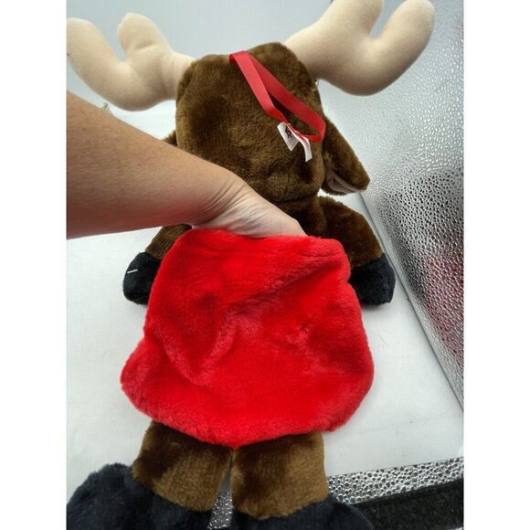 Vintage Rudolph Plush Reindeer Stocking Stuffed Kids Christmas Decor - Picture 10 of 10